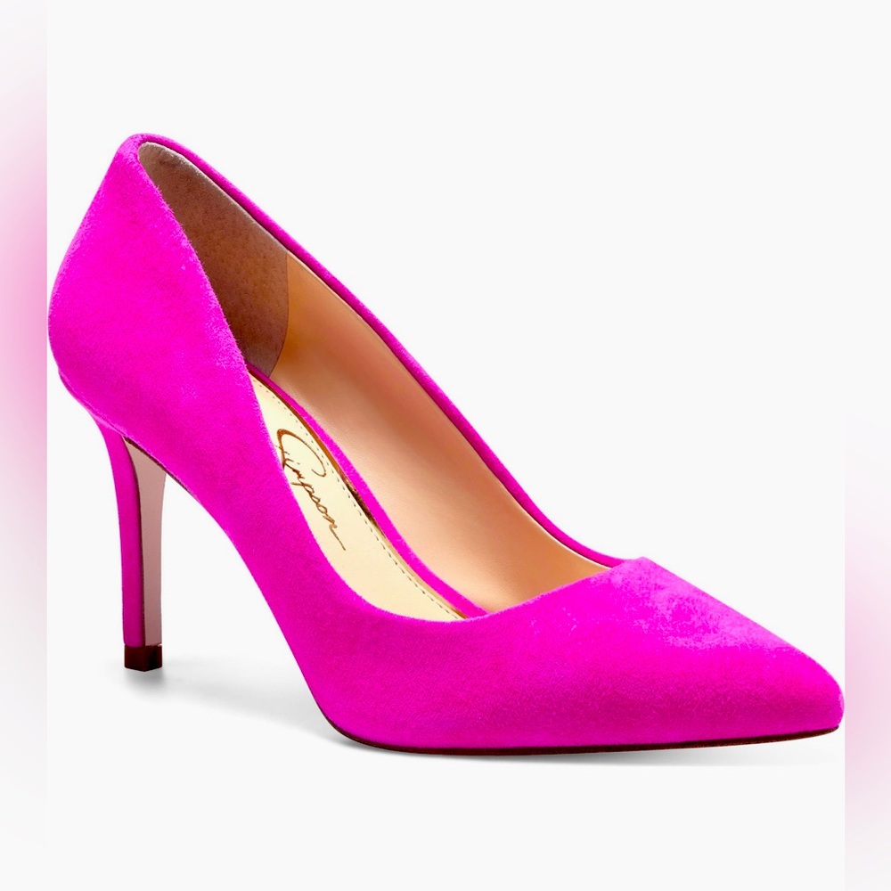 Jessica Simpson Fuchsia Pink Abigaille Pointy Toe Heel Pump Size 7.5